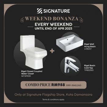 Signature-Weekend-Bonanza-4-350x350 - Home & Garden & Tools Kitchenware Promotions & Freebies Sanitary & Bathroom Selangor 