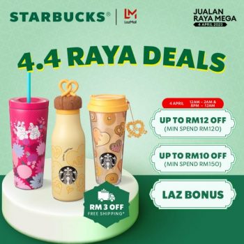 Starbucks-4.4-Sale-on-Shopee-Lazada-1-350x350 - Beverages Food , Restaurant & Pub Johor Kedah Kelantan Kuala Lumpur Malaysia Sales Melaka Negeri Sembilan Online Store Pahang Penang Perak Perlis Putrajaya Sabah Sarawak Selangor Terengganu 