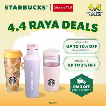 Starbucks-4.4-Sale-on-Shopee-Lazada-3-350x350 - Beverages Food , Restaurant & Pub Johor Kedah Kelantan Kuala Lumpur Malaysia Sales Melaka Negeri Sembilan Online Store Pahang Penang Perak Perlis Putrajaya Sabah Sarawak Selangor Terengganu 