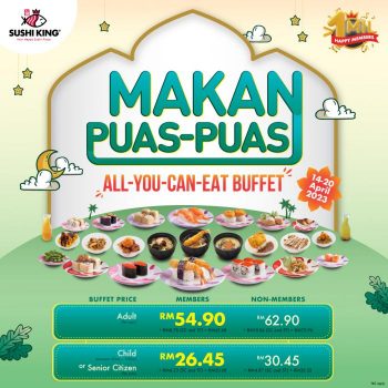 Sushi-King-All-You-Can-Eat-Buffet-Promotion-350x350 - Beverages Food , Restaurant & Pub Johor Kedah Kelantan Kuala Lumpur Melaka Negeri Sembilan Pahang Penang Perak Perlis Promotions & Freebies Putrajaya Sabah Sarawak Selangor Sushi Terengganu 