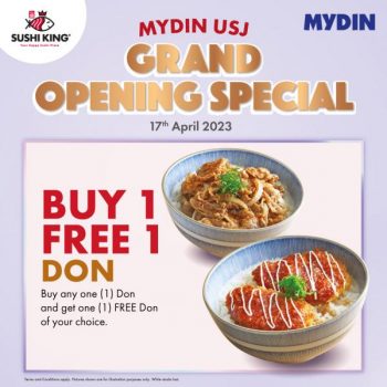 Sushi-King-Opening-Promotion-at-MYDIN-USJ-1-350x350 - Promotions & Freebies Selangor Supermarket & Hypermarket 