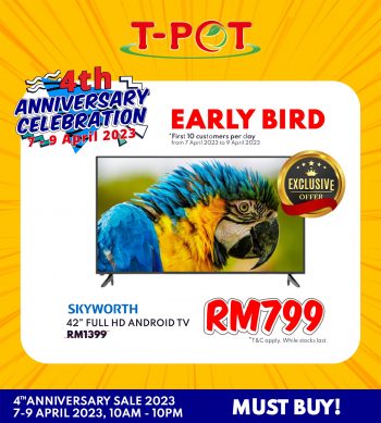 T-Pot-Anniversary-Sale-7-350x389 - Electronics & Computers Home Appliances Johor Kedah Kelantan Kitchen Appliances Kuala Lumpur Malaysia Sales Melaka Negeri Sembilan Pahang Penang Perak Perlis Putrajaya Sabah Sarawak Selangor Terengganu 
