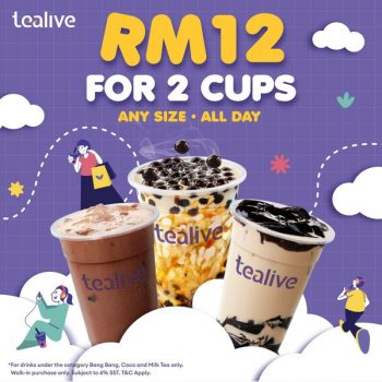 Tealive-Raya-Holidays-Deal-350x350 - Beverages Food , Restaurant & Pub Johor Kedah Kelantan Kuala Lumpur Melaka Negeri Sembilan Pahang Penang Perak Perlis Promotions & Freebies Putrajaya Sabah Sarawak Selangor Terengganu 