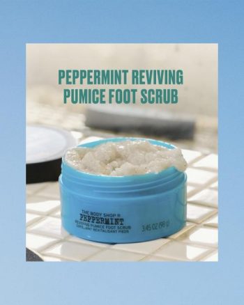 The-Body-Shop-Peppermint-Reviving-Pumice-Foot-Scrub-Promotion-350x438 - Beauty & Health Cosmetics Fragrances Health Supplements Johor Kedah Kelantan Kuala Lumpur Melaka Negeri Sembilan Online Store Pahang Penang Perak Perlis Personal Care Promotions & Freebies Putrajaya Sabah Sarawak Selangor Skincare Terengganu 