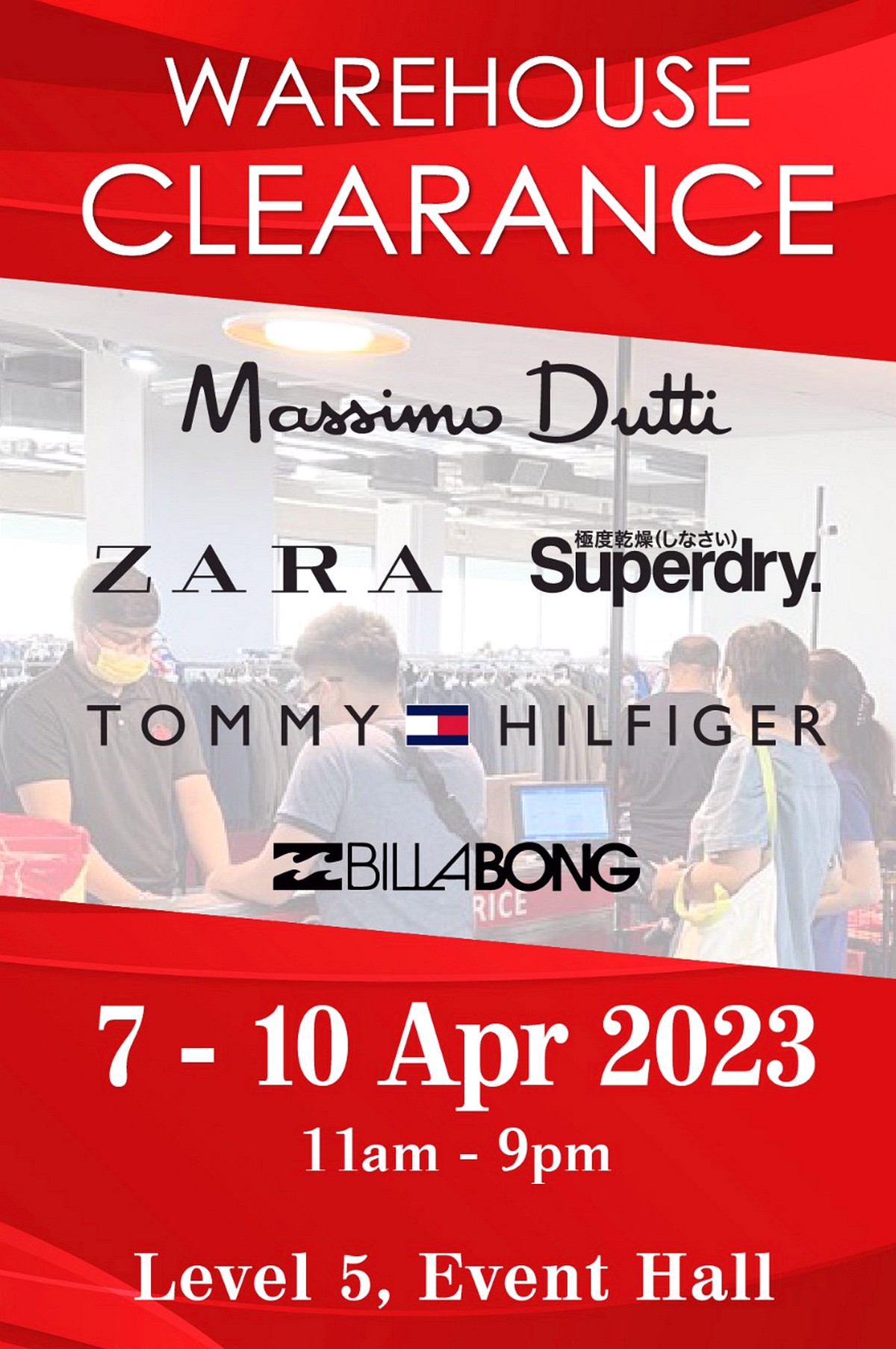 The-Starling-Mall-Warehouse-Sale-Branded-Clearance-2023-Malaysia-Jualan-Gudang-Zara-Levis-Superdry-Massimo-Dutti-Billabong-Tommy-Hilfiger - Apparels Baby & Kids & Toys Children Fashion Fashion Accessories Fashion Lifestyle & Department Store Footwear Kuala Lumpur Selangor Warehouse Sale & Clearance in Malaysia 