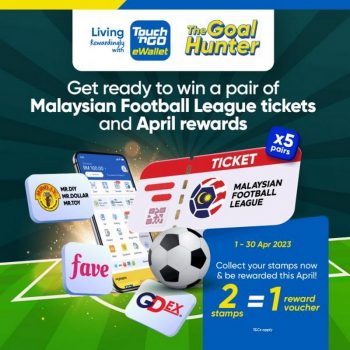 Touch-n-Go-eWallet-April-The-Goal-Hunter-Promotion-350x350 - eWallet & Digital Currency Johor Kedah Kelantan Kuala Lumpur Melaka Negeri Sembilan Pahang Penang Perak Perlis Promotions & Freebies Putrajaya Sabah Sarawak Selangor Terengganu 