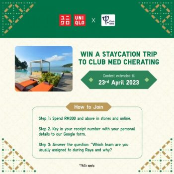 UNIQLO-Raya-Contest-Win-Club-Med-Cherating-Beach-350x350 - Apparels Events & Fairs Fashion Accessories Fashion Lifestyle & Department Store Johor Kedah Kelantan Kuala Lumpur Melaka Negeri Sembilan Online Store Pahang Penang Perak Perlis Putrajaya Sabah Sarawak Selangor Terengganu 