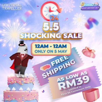 Universal-Traveller-7th-Birthday-Sale-8-350x350 - Johor Kedah Kelantan Kuala Lumpur Luggage Malaysia Sales Melaka Negeri Sembilan Pahang Penang Perak Perlis Putrajaya Sabah Sarawak Selangor Sports,Leisure & Travel Terengganu 