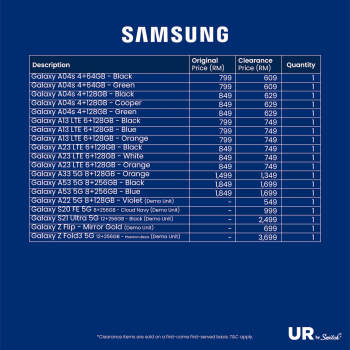 Urban-Republic-Clearance-Sale-1-350x350 - Electronics & Computers IT Gadgets Accessories Mobile Phone Penang Warehouse Sale & Clearance in Malaysia 