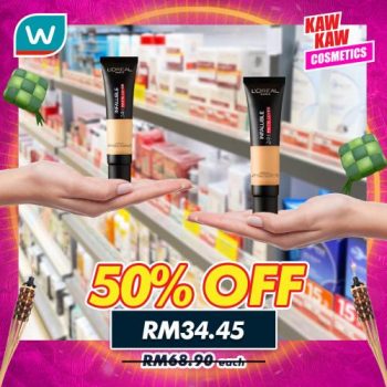 Watsons-Cosmetics-50-OFF-Promotion-10-350x350 - Beauty & Health Cosmetics Health Supplements Johor Kedah Kelantan Kuala Lumpur Melaka Negeri Sembilan Online Store Pahang Penang Perak Perlis Personal Care Promotions & Freebies Putrajaya Sabah Sarawak Selangor Terengganu