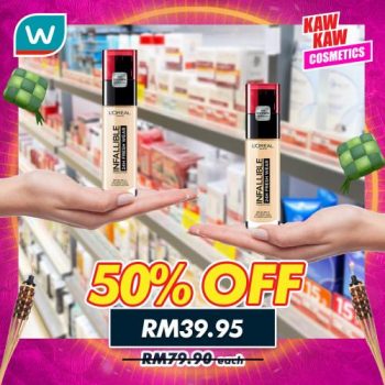 Watsons-Cosmetics-50-OFF-Promotion-3-350x350 - Beauty & Health Cosmetics Health Supplements Johor Kedah Kelantan Kuala Lumpur Melaka Negeri Sembilan Online Store Pahang Penang Perak Perlis Personal Care Promotions & Freebies Putrajaya Sabah Sarawak Selangor Terengganu 