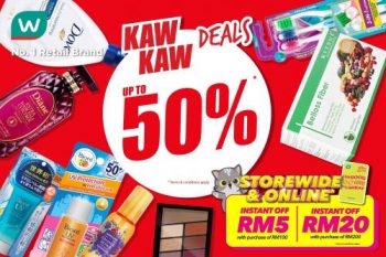 Watsons-Kaw-Kaw-Deals-Sale-350x233 - Beauty & Health Cosmetics Health Supplements Johor Kedah Kelantan Kuala Lumpur Melaka Negeri Sembilan Online Store Pahang Penang Perak Perlis Personal Care Promotions & Freebies Putrajaya Sabah Sarawak Selangor Skincare Terengganu 