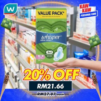 Watsons-Sanitary-Protection-Sale-7-350x350 - Beauty & Health Johor Kedah Kelantan Kuala Lumpur Malaysia Sales Melaka Negeri Sembilan Online Store Pahang Penang Perak Perlis Personal Care Putrajaya Sabah Sarawak Selangor Skincare Terengganu 