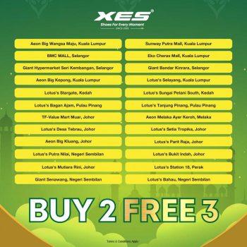 XES-Shoes-Buy-2-Free-3-Ramadan-Weekend-Promotion-1-350x350 - Fashion Accessories Fashion Lifestyle & Department Store Footwear Johor Kedah Kelantan Kuala Lumpur Melaka Negeri Sembilan Pahang Penang Perak Perlis Promotions & Freebies Putrajaya Sabah Sarawak Selangor Sportswear Terengganu 