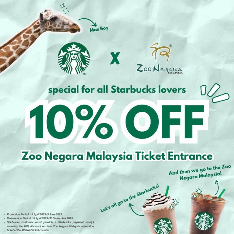 18 Apr5 Jun 2023 Zoo Negara Starbucks Promo