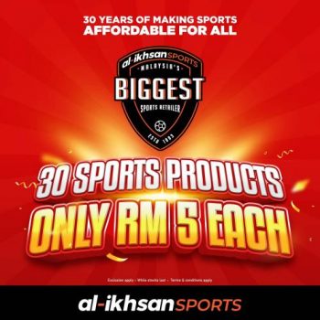 Al-Ikhsan-Sports-Anniversary-Promo-350x350 - Apparels Fashion Accessories Fashion Lifestyle & Department Store Footwear Johor Kedah Kelantan Kuala Lumpur Melaka Negeri Sembilan Pahang Penang Perak Perlis Promotions & Freebies Putrajaya Sabah Sarawak Selangor Sportswear Terengganu 