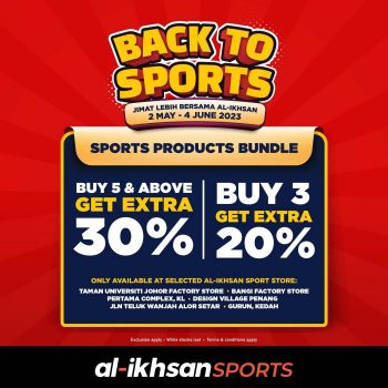 Al-Ikhsan-Sports-Back-To-Sports-Bundle-Promotion-350x350 - Apparels Fashion Accessories Fashion Lifestyle & Department Store Footwear Johor Kedah Kelantan Kuala Lumpur Melaka Negeri Sembilan Pahang Penang Perak Perlis Promotions & Freebies Putrajaya Sabah Sarawak Selangor Sportswear Terengganu 