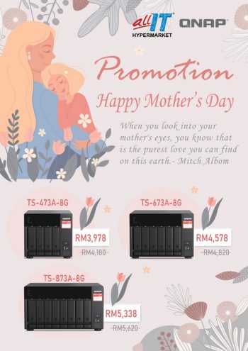 All-It-Hypermarket-QNAP-Mothers-Day-Promo-350x495 - Computer Accessories Electronics & Computers IT Gadgets Accessories Johor Kedah Kelantan Kuala Lumpur Melaka Negeri Sembilan Pahang Penang Perak Perlis Promotions & Freebies Putrajaya Sabah Sarawak Selangor Terengganu 