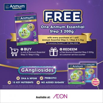 Anmum-FREE-Anmum-Essential-Step-3-at-AEON-350x350 - Johor Kedah Kelantan Kuala Lumpur Melaka Negeri Sembilan Pahang Penang Perak Perlis Promotions & Freebies Putrajaya Sabah Sarawak Selangor Supermarket & Hypermarket Terengganu 