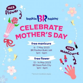 Baskin-Robbins-Mothers-Day-Free-Manicure-Flower-Promotion-350x350 - Beverages Food , Restaurant & Pub Johor Kedah Kelantan Kuala Lumpur Melaka Negeri Sembilan Pahang Penang Perak Perlis Promotions & Freebies Putrajaya Sabah Sarawak Selangor Terengganu 