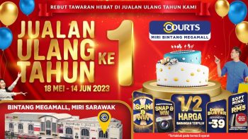 COURTS-1st-Anniversary-Bonanza-350x197 - Electronics & Computers Events & Fairs Home Appliances Kitchen Appliances Sarawak 