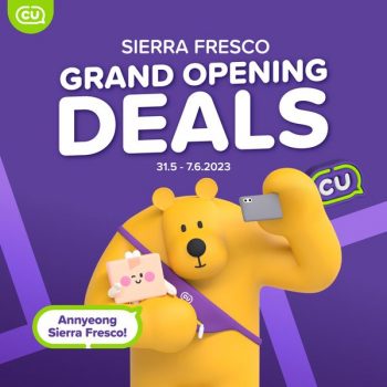 CU-Grand-Opening-Deal-at-Sierra-Fresco-Puchong-350x350 - Promotions & Freebies Selangor Supermarket & Hypermarket 