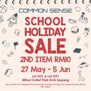 Common-Sense-School-Holiday-Sale-at-Mitsui-Outlet-Park-350x350 - Apparels Fashion Accessories Fashion Lifestyle & Department Store Malaysia Sales Sales Happening Now In Malaysia Selangor 