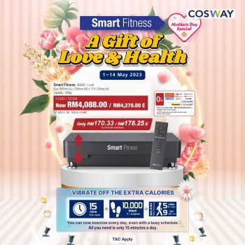 Cosway-Smart-Fitness-Mothers-Day-Promotion-350x350 - Johor Kedah Kelantan Kuala Lumpur Melaka Negeri Sembilan Online Store Others Pahang Penang Perak Perlis Promotions & Freebies Putrajaya Sabah Sarawak Selangor Terengganu 