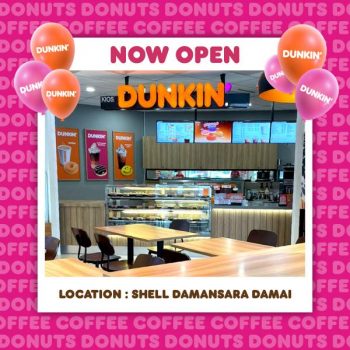 Dunkin-Opening-Promotion-at-Shell-Damansara-Damai-1-350x350 - Promotions & Freebies Selangor Supermarket & Hypermarket 