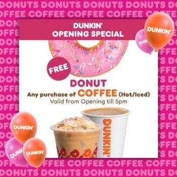 Dunkin-Opening-Promotion-at-Shell-Damansara-Damai-2-350x350 - Promotions & Freebies Selangor Supermarket & Hypermarket 