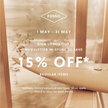 Fossil-15-off-Promotion-at-Sunway-Putra-Mall-350x350 - Apparels Fashion Accessories Fashion Lifestyle & Department Store Kuala Lumpur Promotions & Freebies Selangor 