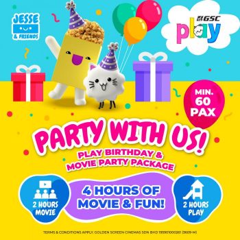 GSC-Play-Birthday-Movie-Party-Package-350x350 - Cinemas Johor Kedah Kelantan Kuala Lumpur Melaka Movie & Music & Games Negeri Sembilan Pahang Penang Perak Perlis Promotions & Freebies Putrajaya Sabah Sarawak Selangor Terengganu 