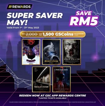 GSC-Rewards-Super-Saver-May-Promotion-350x351 - Cinemas Johor Kedah Kelantan Kuala Lumpur Melaka Movie & Music & Games Negeri Sembilan Pahang Penang Perak Perlis Promotions & Freebies Putrajaya Sabah Sarawak Selangor Terengganu 