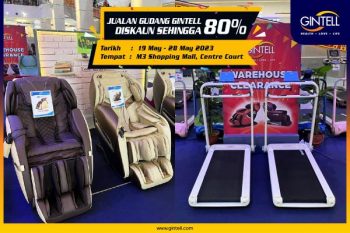 Gintell-Warehouse-Sale-at-M3-Shopping-Mall-350x233 - Beauty & Health Kuala Lumpur Massage Others Selangor Warehouse Sale & Clearance in Malaysia 