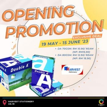 Harvest-Stationery-New-Opening-Promotion-at-KL-Gateway-Mall-350x350 - Books & Magazines Kuala Lumpur Promotions & Freebies Selangor Stationery 