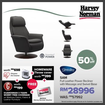Harvey-Norman-Embracing-Timeless-Comfort-and-Joy-Recliners-Roadshow-5-350x350 - Furniture Home & Garden & Tools Home Decor Promotions & Freebies Selangor 