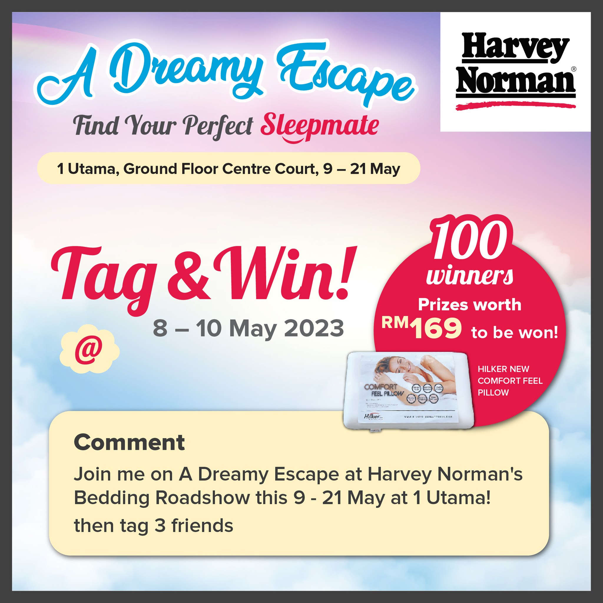 810 May 2023 Harvey Norman Tag & Win Contest