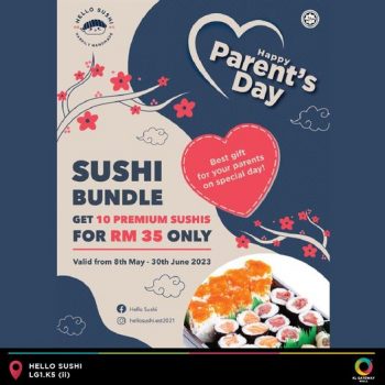 Hello-Sushi-Parents-Day-Special-350x350 - Beverages Food , Restaurant & Pub Kuala Lumpur Promotions & Freebies Selangor Sushi 