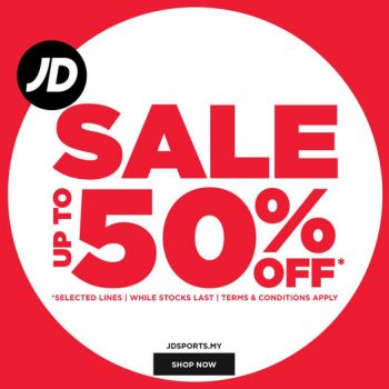 JD-Sports-50-Off-Sale-350x350 - Apparels Fashion Accessories Fashion Lifestyle & Department Store Johor Kedah Kelantan Kuala Lumpur Malaysia Sales Melaka Negeri Sembilan Online Store Pahang Penang Perak Perlis Putrajaya Sabah Sarawak Selangor Terengganu 