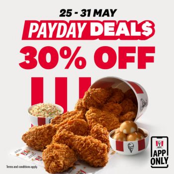 KFC-May-Payday-Deals-350x350 - Beverages Food , Restaurant & Pub Johor Kedah Kelantan Kuala Lumpur Melaka Negeri Sembilan Pahang Penang Perak Perlis Promotions & Freebies Putrajaya Sabah Sarawak Selangor Terengganu 