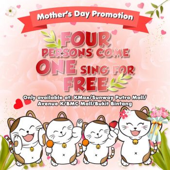 Karaoke-Manekineko-Mothers-Day-Promotion-350x350 - Karaoke Kuala Lumpur Movie & Music & Games Promotions & Freebies Selangor 
