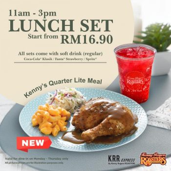 Kenny-Rogers-ROASTERS-Lunch-Set-Promo-350x350 - Beverages Food , Restaurant & Pub Johor Kedah Kelantan Kuala Lumpur Melaka Negeri Sembilan Online Store Pahang Penang Perak Perlis Promotions & Freebies Putrajaya Sabah Sarawak Selangor Terengganu 