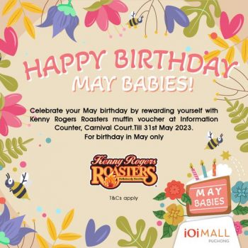Kenny-Rogers-ROASTERS-May-Babies-Promo-at-IOI-Mall-Puchong-350x350 - Beverages Food , Restaurant & Pub Promotions & Freebies Selangor 