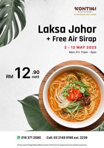 Kontiki-Laksa-Johor-Promo-350x497 - Beverages Food , Restaurant & Pub Kuala Lumpur Promotions & Freebies Selangor 