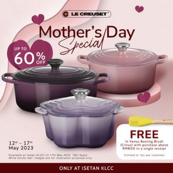 Le-Creuset-Mothers-Day-Special-350x350 - Home & Garden & Tools Kitchenware Kuala Lumpur Promotions & Freebies Selangor 