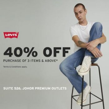 Levis-Special-Sale-at-Johor-Premium-Outlets-350x350 - Apparels Fashion Accessories Fashion Lifestyle & Department Store Johor Malaysia Sales 