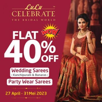 LuLu-40-OFF-Bridal-Saree-Collection-Promotion-350x350 - Kuala Lumpur Promotions & Freebies Selangor Supermarket & Hypermarket 