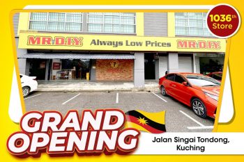 MR-DIY-Opening-Free-Umbrella-Giveaway-at-Jalan-Singai-Tondong-Kuching-350x233 - Others Promotions & Freebies Sarawak 
