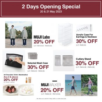 MUJI-2-Days-Opening-Special-at-1Utama-3-350x350 - Apparels Fashion Accessories Fashion Lifestyle & Department Store Others Promotions & Freebies Selangor 