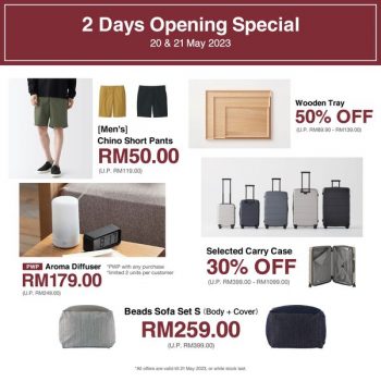 MUJI-2-Days-Opening-Special-at-1Utama-350x350 - Apparels Fashion Accessories Fashion Lifestyle & Department Store Others Promotions & Freebies Selangor 